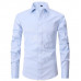 Mens Dress Shirts French Cuff The White Collar Formal Business Camisas Shirts