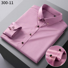 Mens Dress Shirts Clothes Long Sleeve Formal Slim Business No Iron Casual Shirts