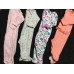 Baby Girls 3-6 Month Sleepers/ Pajamas Zip Up Closed Toe Sleepwear Lot Of 4