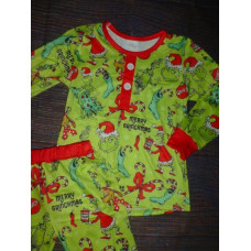 NEW Boutique Grinch Stole Christmas Dr Seuss Girls Boys Pajamas