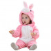  Kids Winter Warm Onsies 2in1 Toddlers Unisex Cute Hooded Baby Soft PJs UK Size