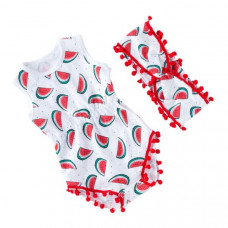  1PC Sweet Baby Cotton Clothing No Sleeve Infant Jumpsuit Set Toddler Costume