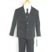  Baby Toddler Boy Holiday Wedding Formal Navy Pin Stripe Tuxedo Suit new born-3T