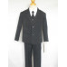  Baby Toddler Boy Holiday Wedding Formal Navy Pin Stripe Tuxedo Suit new born-3T