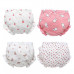 Baby Infant Cotton Ruffled Bowknot Bloomers Briefs Shorts Underwear 4Pcs Sets