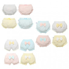 4Pcs Infant Baby Girls Cotton Bloomer Shorts Nappy Cover Harem Pants Briefs