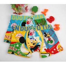 Kids Toddler Boys Girl Mickey Mouse Cartoon Underwear 95% Cotton  Boxers Panties